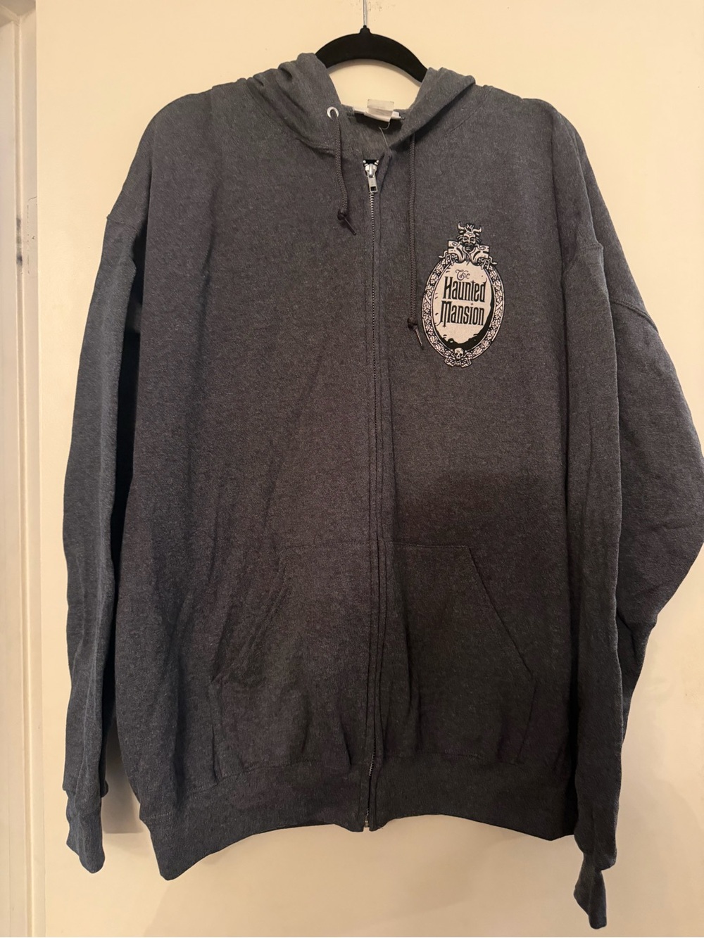Disney Dark Gray Haunted Mansion Zip Hoodie